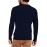 Tooluck Men's V-neck wide-striped pullover sweater